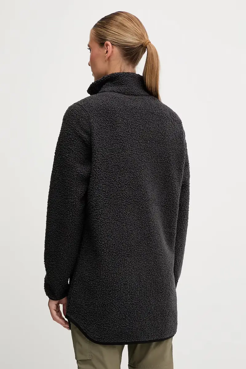 felpa in pile HIGH CURL colore nero A65074 miniatura 3