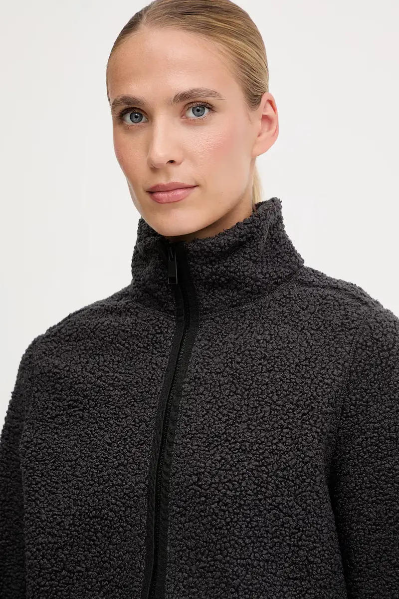 felpa in pile HIGH CURL colore nero A65074 miniatura 4