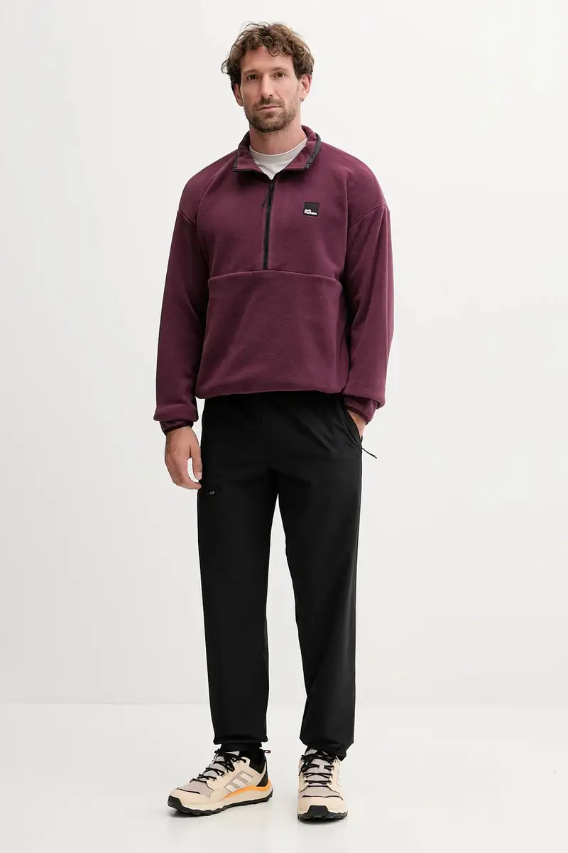 felpa in pile SUMETRO uomo colore violetto A64109 miniatura 2