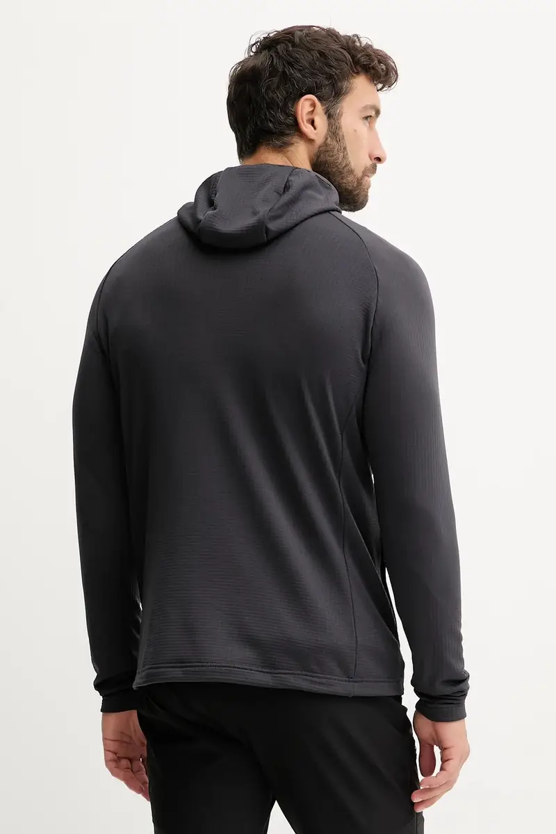 felpa KOLBENBERG uomo colore nero con cappuccio A63966 miniatura 3