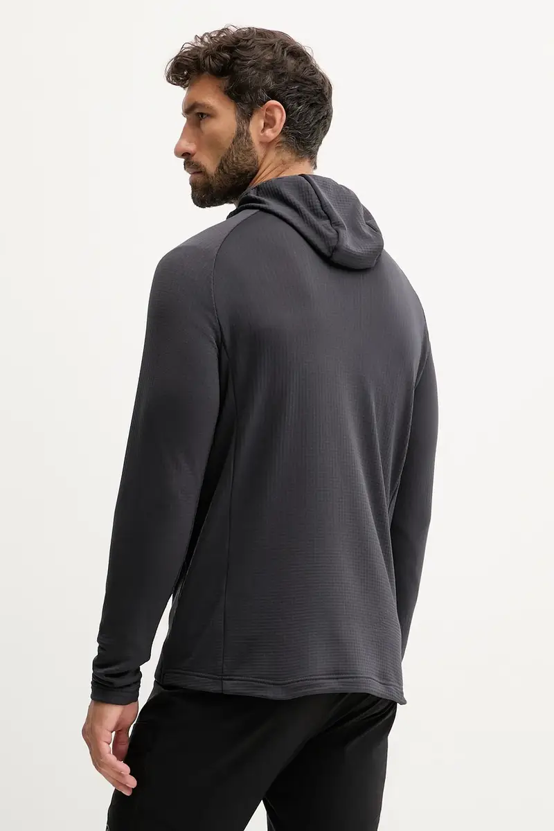 felpa KOLBENBERG uomo colore nero con cappuccio A63966 miniatura 4