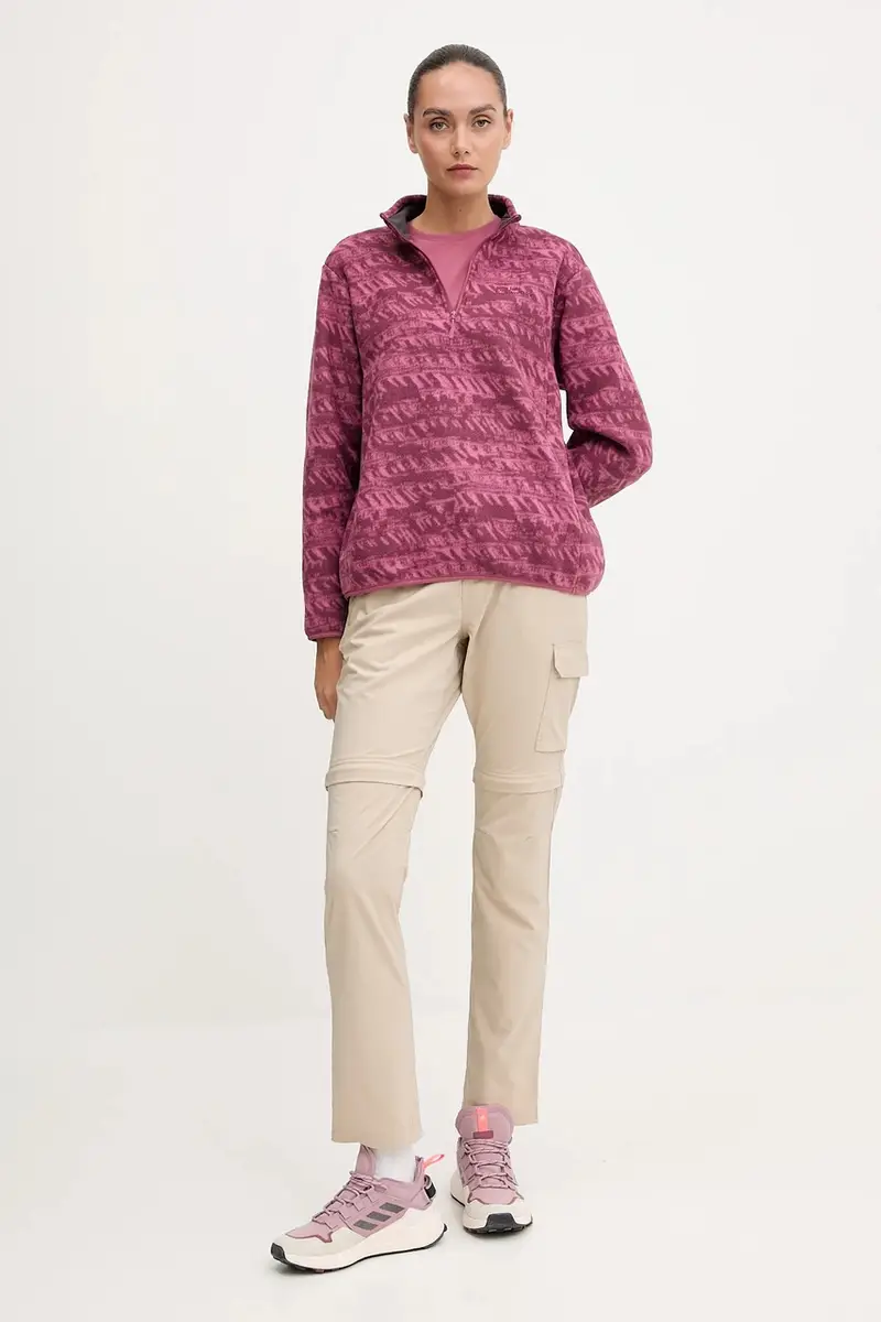 felpa outdoor BIG SKY colore violetto A65449 miniatura 2