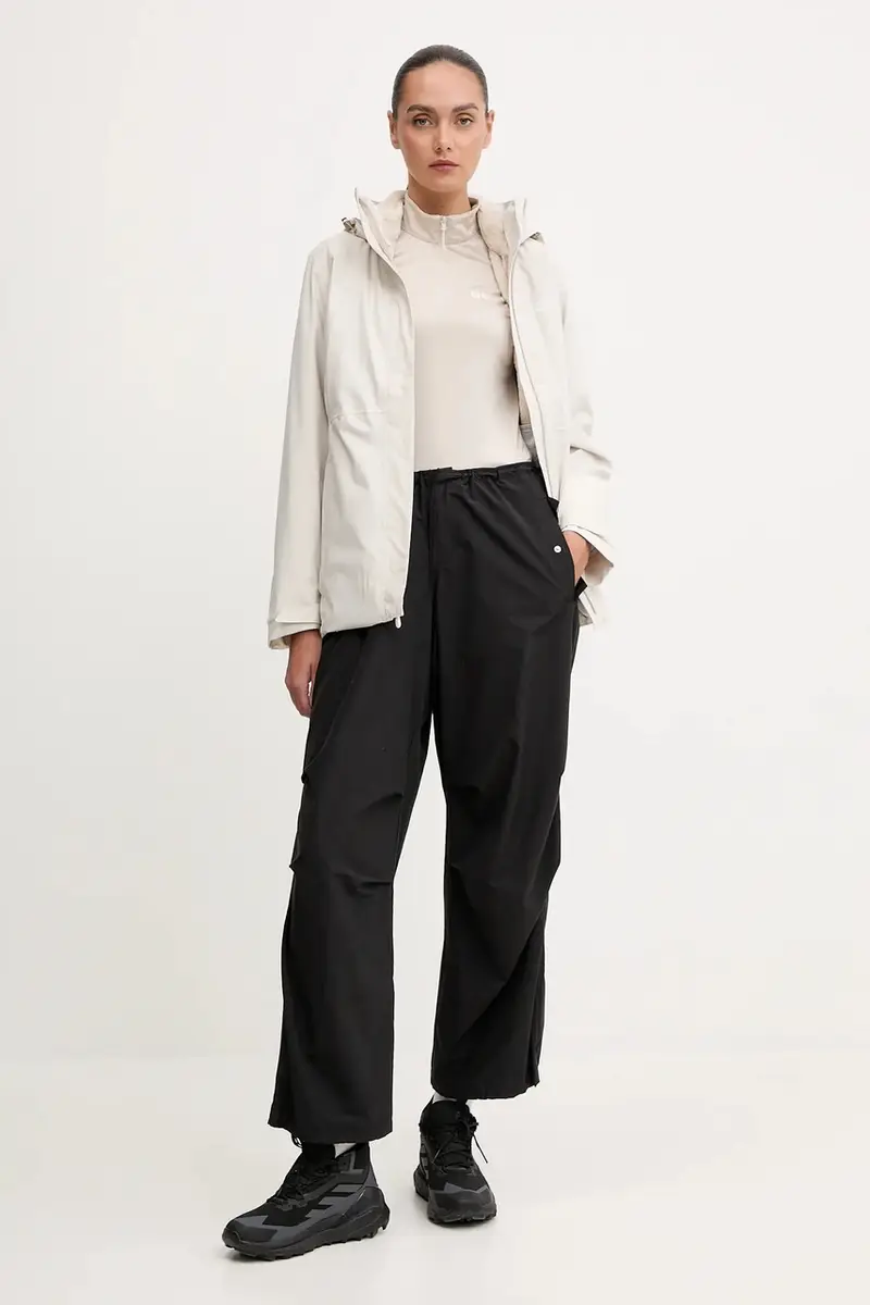 giacca da esterno Rotwand 3 in 1 colore granata A60333 Beige miniatura 2