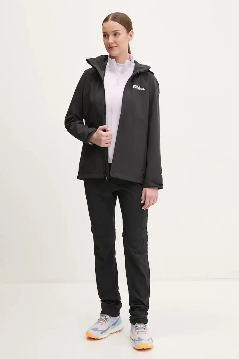 giacca da esterno Trailtime 2L colore nero A63902 miniatura 2