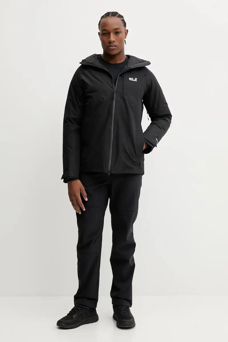 giacca da sci imbottita ICECAPE colore nero A65299 miniatura 2