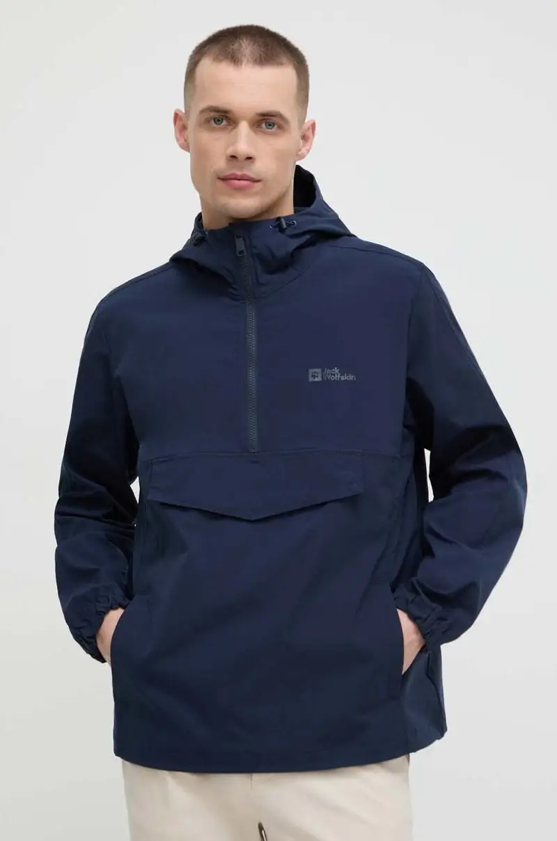 giacca impermeabile Desert Wind Overhead uomo colore blu navy