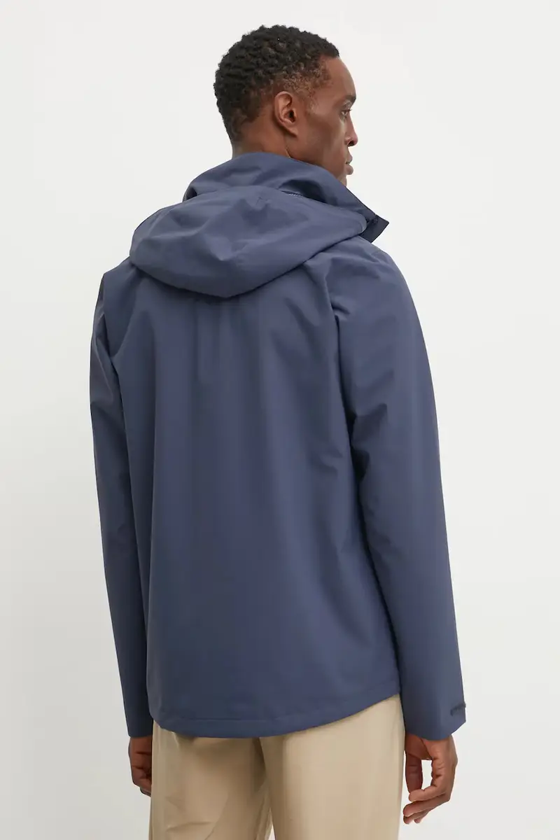 giacca impermeabile Trailtime 2L uomo colore blu A63903 miniatura 3