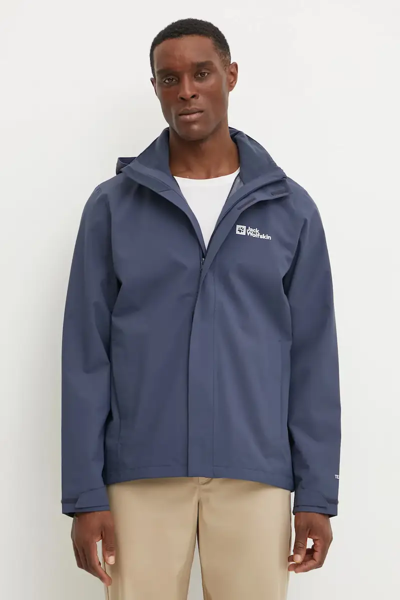 giacca impermeabile Trailtime 2L uomo colore blu A63903