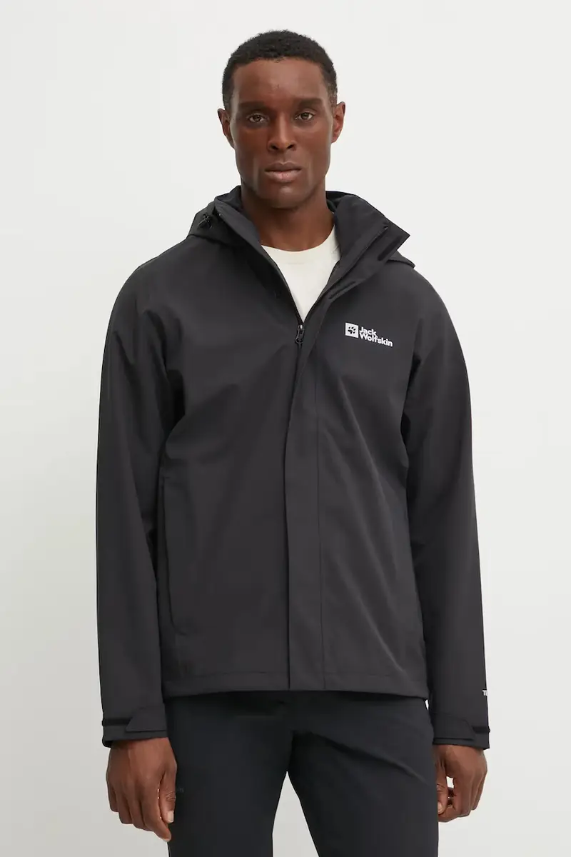 giacca impermeabile Trailtime 2L uomo colore nero A63903