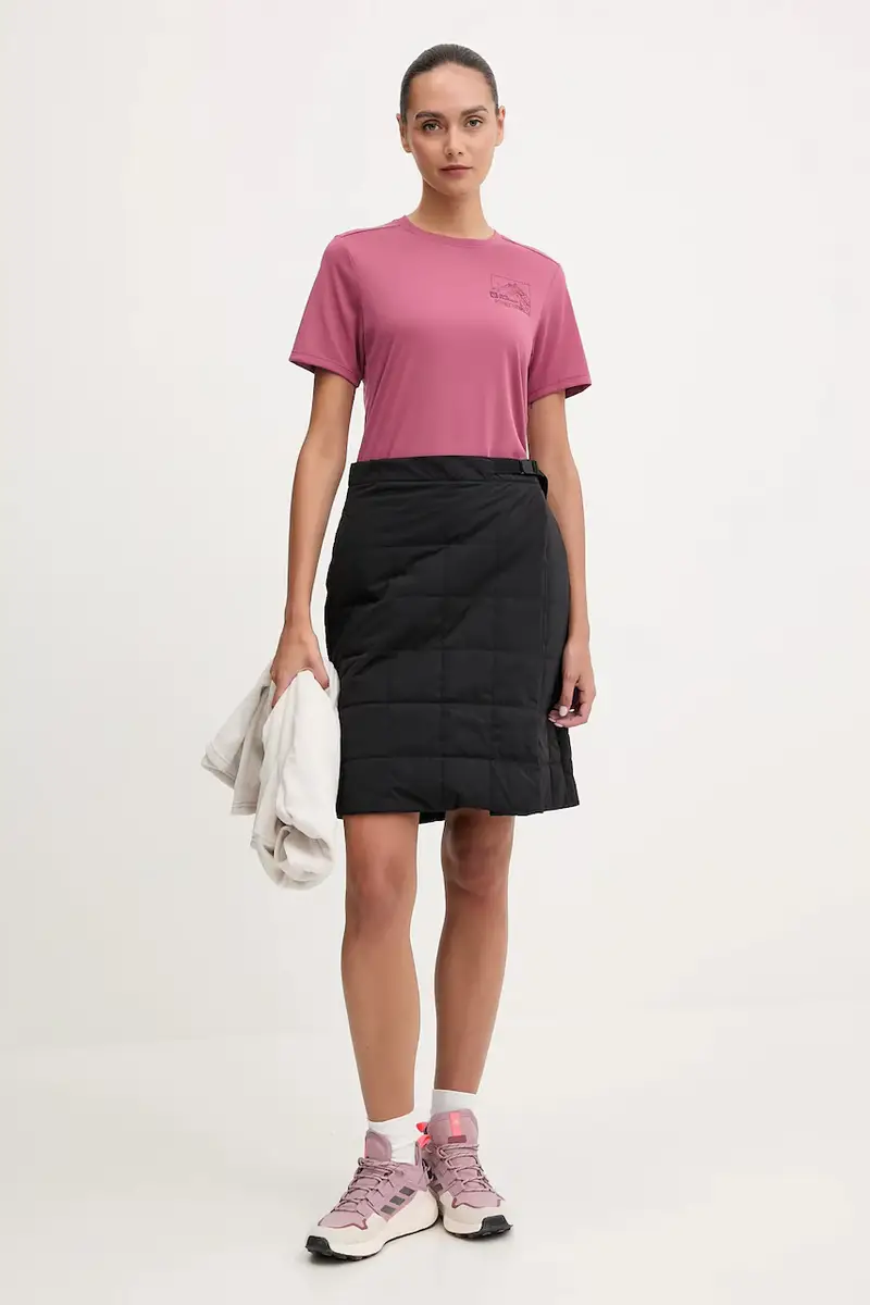 gonna sportiva WINTERDUNE colore nero A65083 miniatura 2