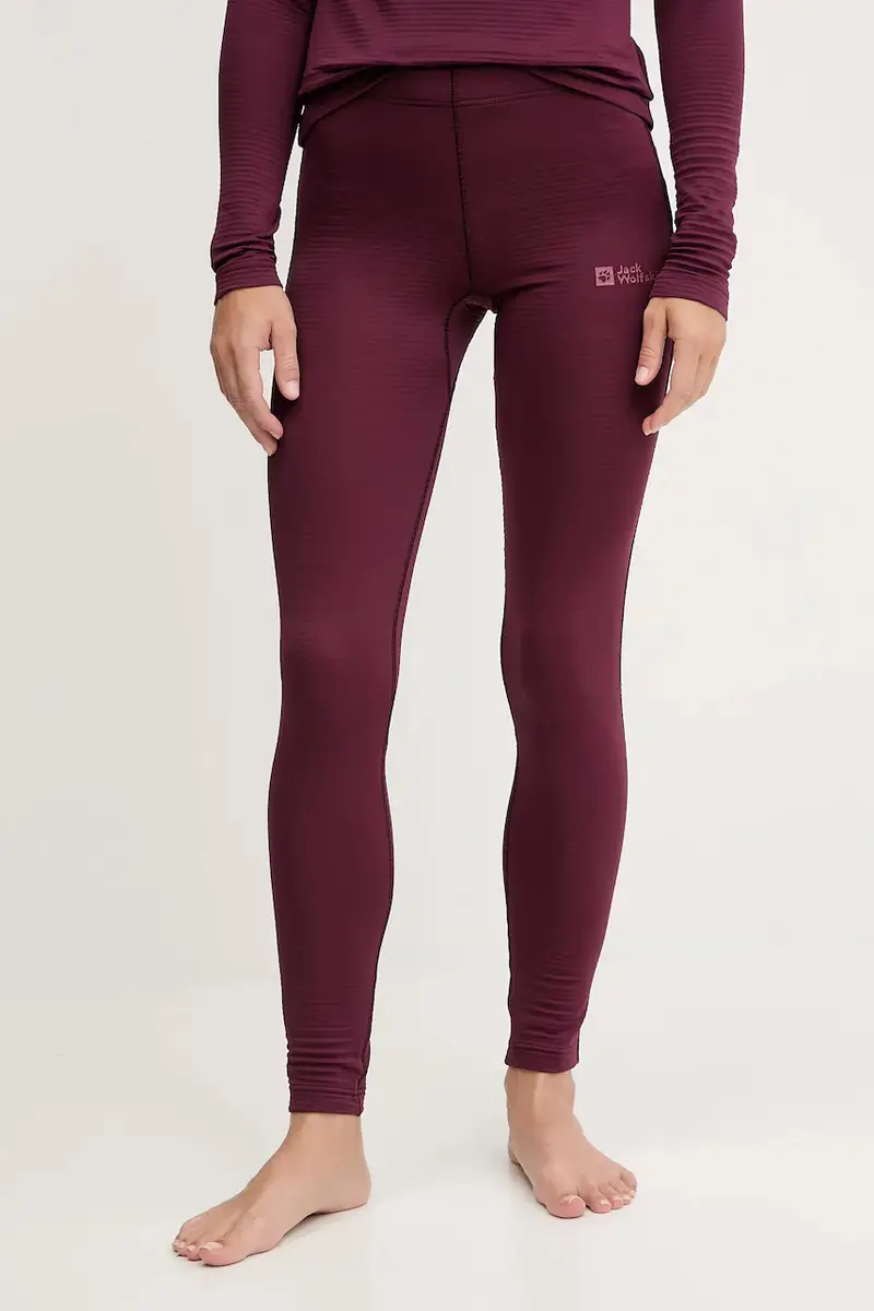 leggings funzionali Infinite Warm colore granata A60325 Violetto