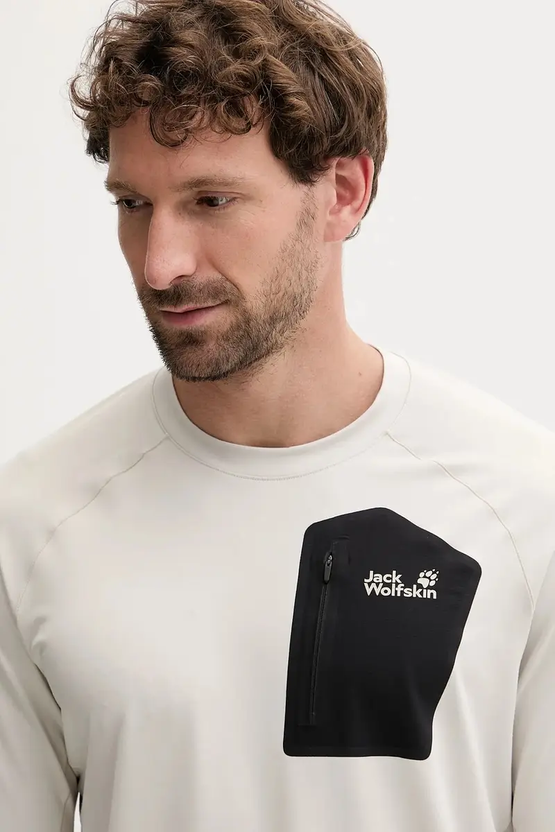 longsleeve sportivo PRELIGHT colore beige A65168 miniatura 4