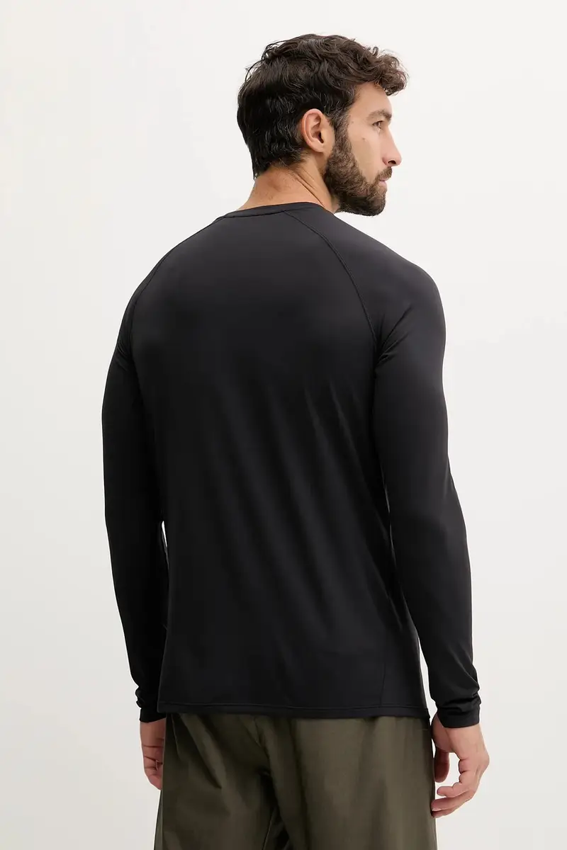 longsleeve sportivo Prelight Swift colore verde A63803 Nero miniatura 3