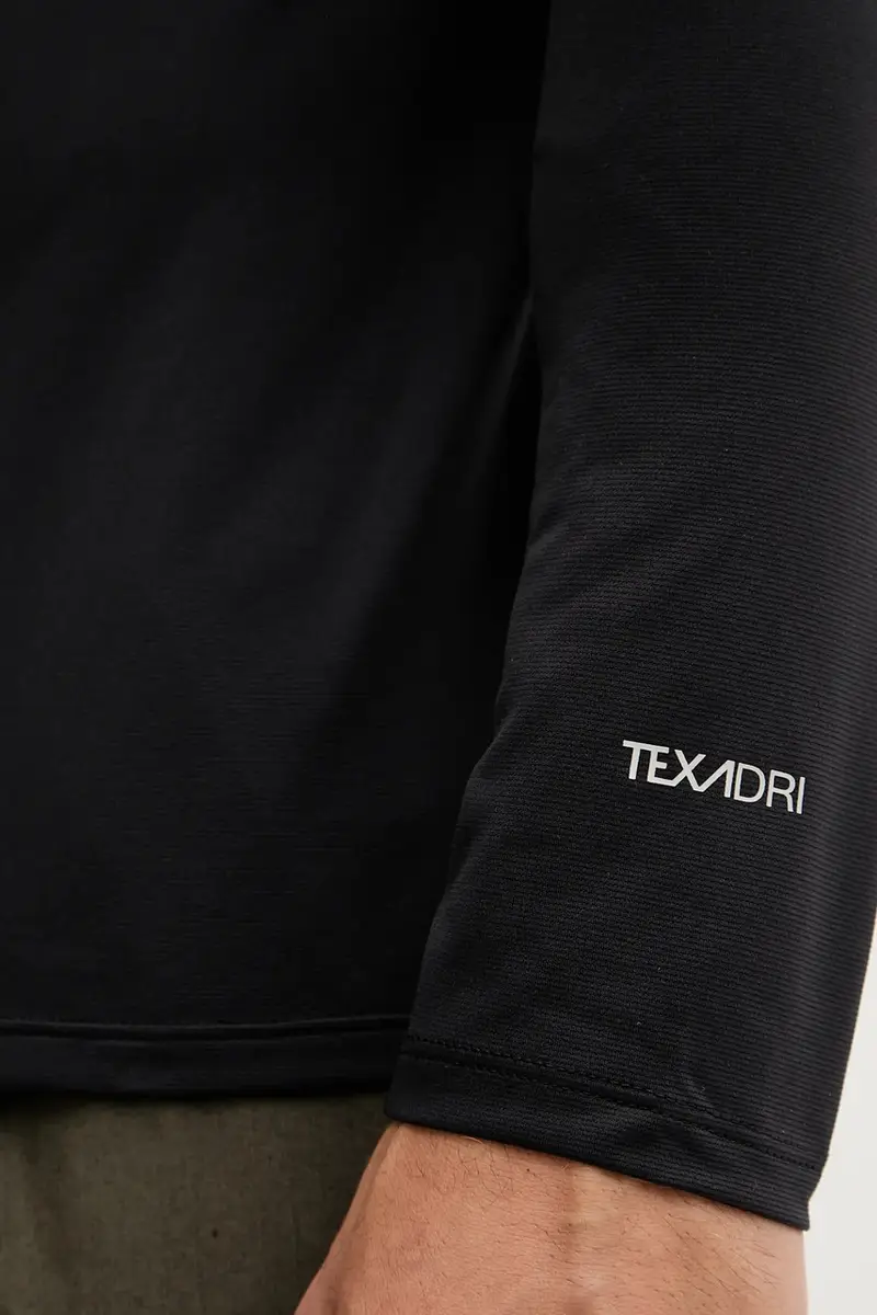 longsleeve sportivo Prelight Swift colore verde A63803 Nero miniatura 5