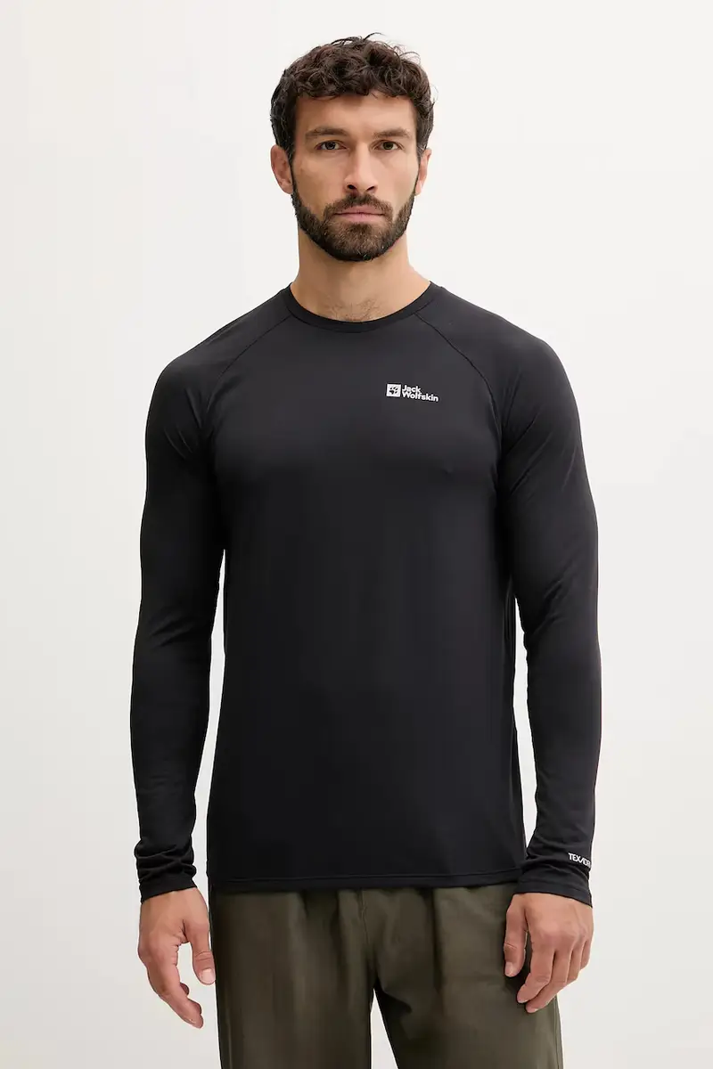 longsleeve sportivo Prelight Swift colore verde A63803 Nero