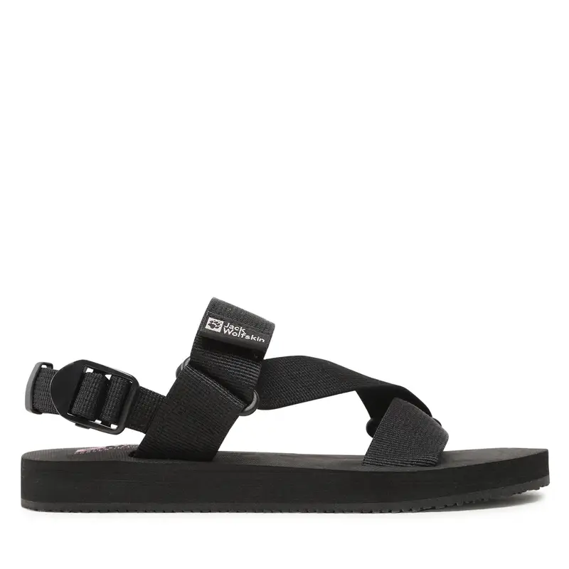 Sandali Jack Wolfskin Urban Entdeckung Belt Sandal W 4056801 Nero
