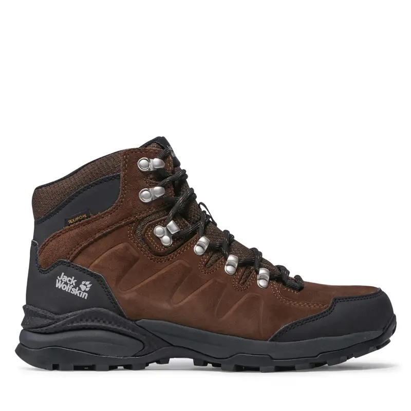 Scarpe da trekking Jack Wolfskin Refugio Texapore Mid M 4049841 Marrone