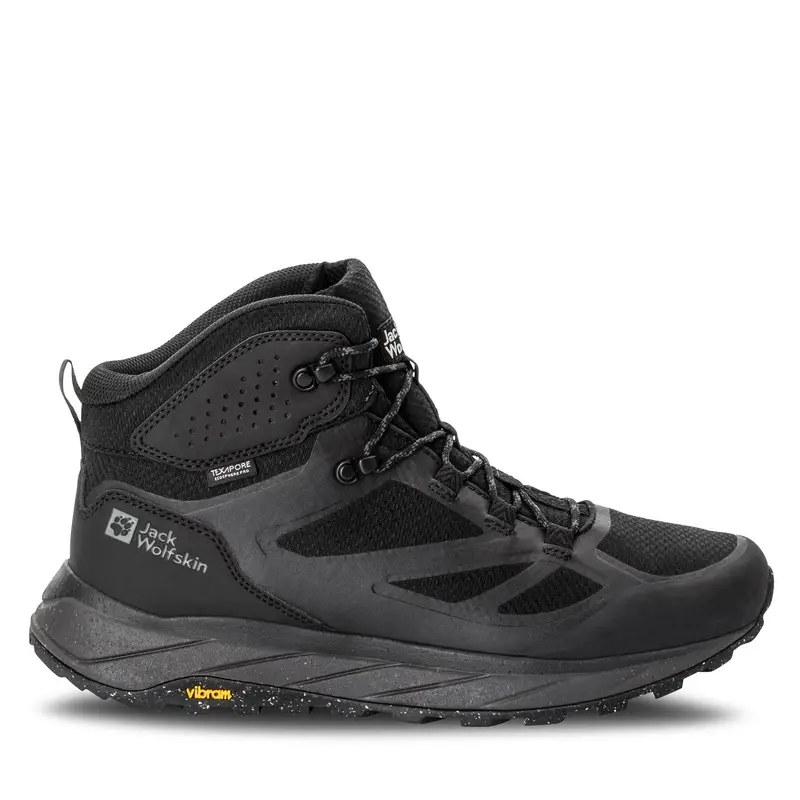 Scarpe da trekking Jack Wolfskin Terraventure Texapore Mid M 4051521 Nero