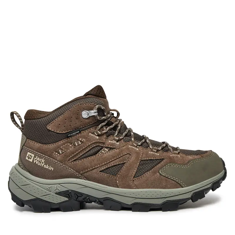 Scarpe da trekking Jack Wolfskin Vojo Tour Texapore Mid M A62072 Marrone