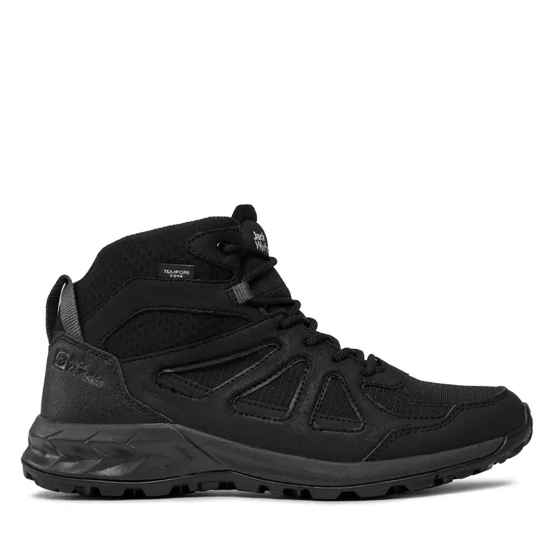 Scarpe da trekking Jack Wolfskin Woodland 2 Texapore Mid M 4051261 Nero