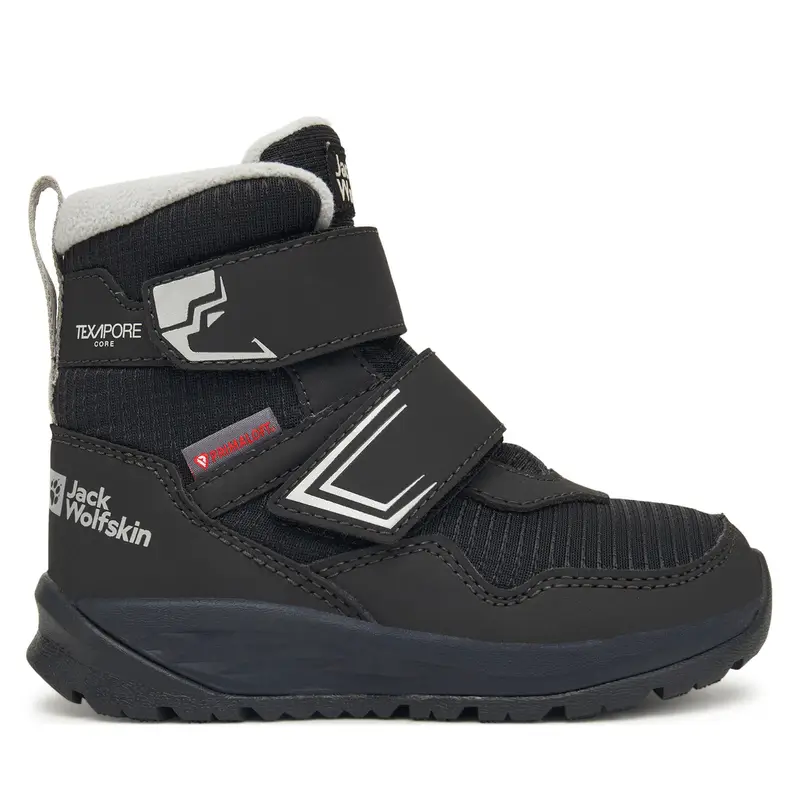 Stivali da neve Jack Wolfskin Polar Bear-b Texapore Mid Vc K A62144 Nero