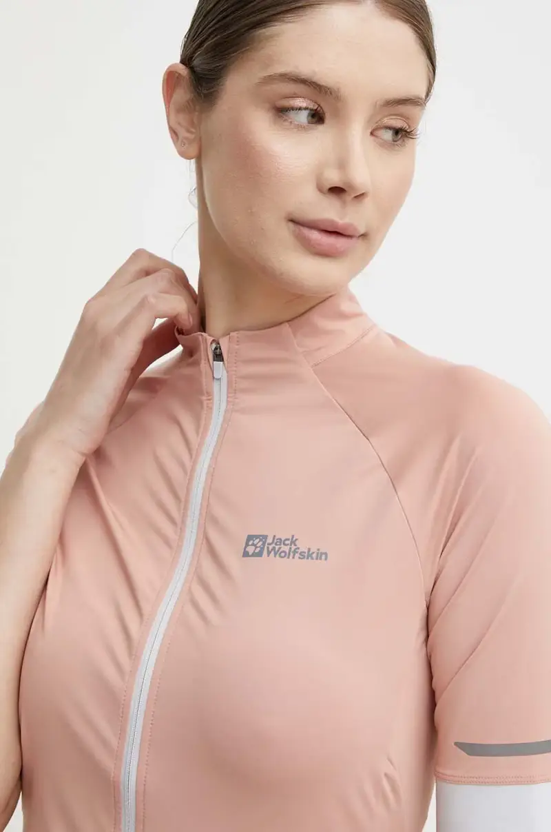 t-shirt da ciclismo Gravex colore rosa