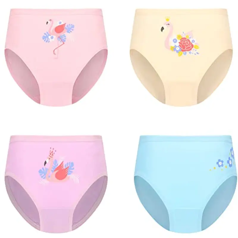 JackLoveBriefs 12 Slip in Cotone per Ragazze Intimo con Vari Motivi 7-9 Anni, Multicolore?Dimensione: XL miniatura 2