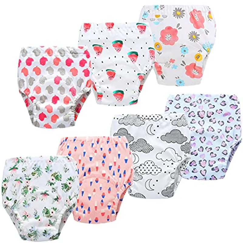 JackLoveBriefs Mutandine Apprendimento Bambini Intima per Bambini Cotone 3-4 Anni Multicolore?Dimensione:100