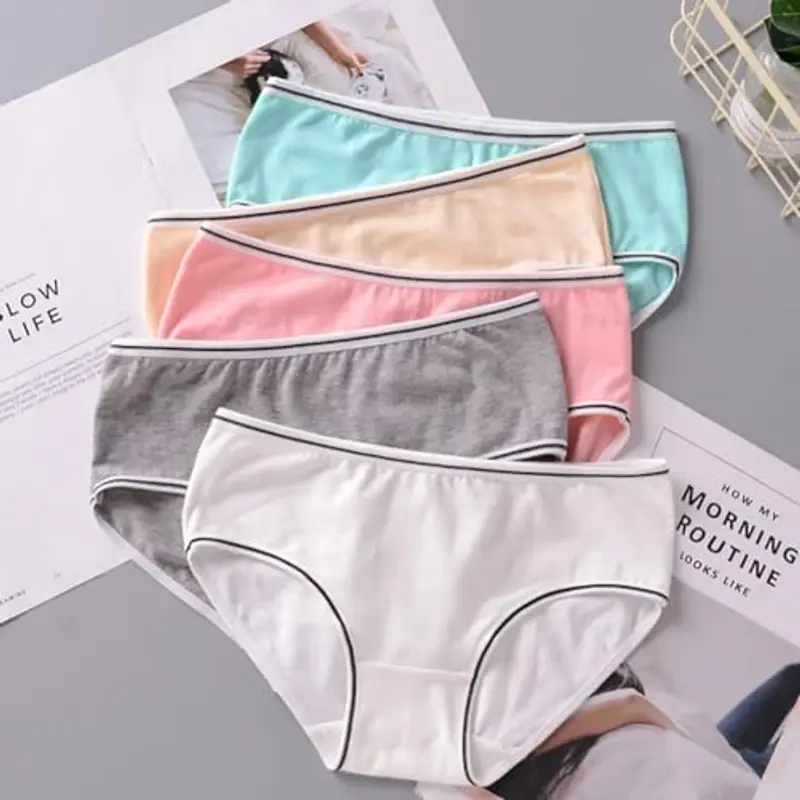 JackLoveBriefs Slip Ragazza Cotone Mutande Ragazza 10-13 Anni Pacco da 12, Multicolore?Dimensione: XL miniatura 3