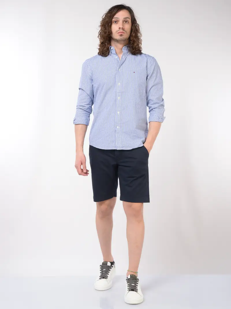 bermuda da uomo Jacob Cohen cinque tasche Slim Fit Blu miniatura 2