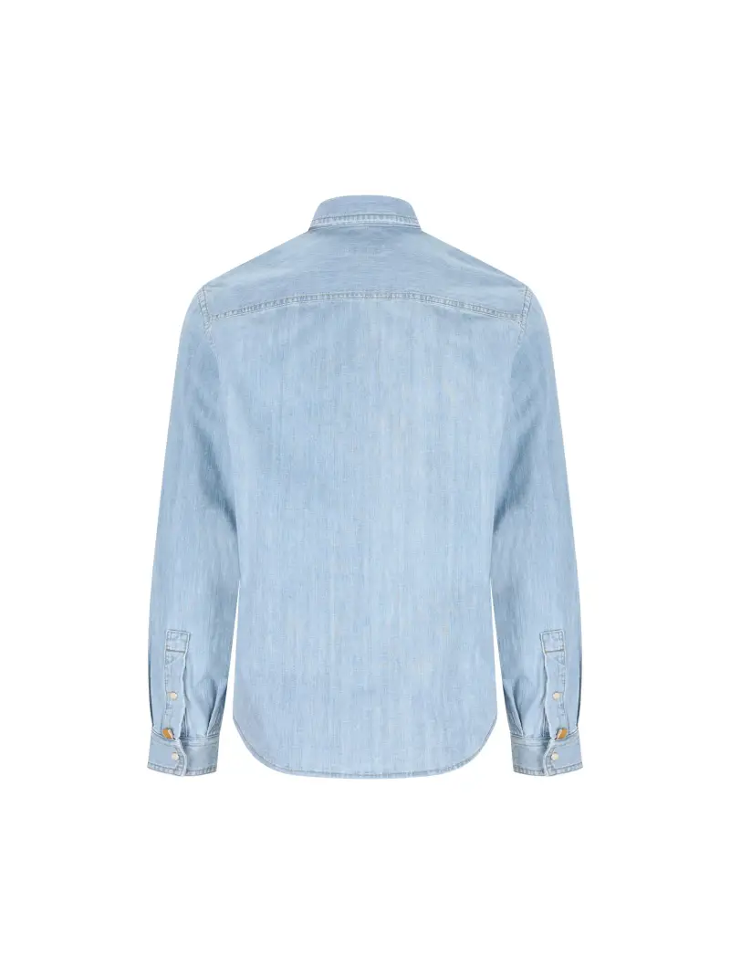 Camicia In Denim AZZURRO miniatura 2
