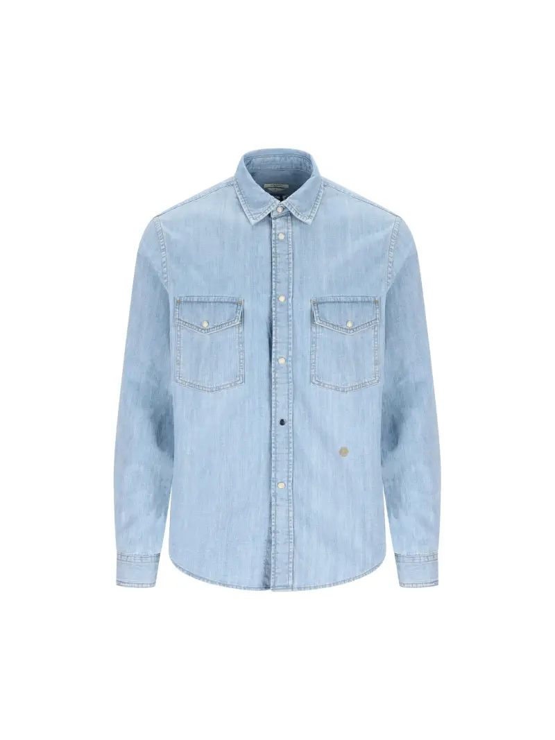 Camicia In Denim AZZURRO