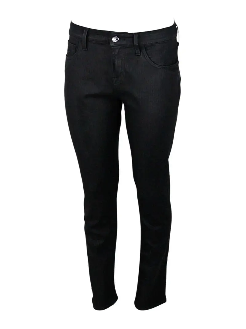 Felpa in cotone Nero