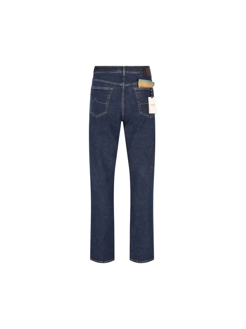 Jeans In Cotone BLU miniatura 2