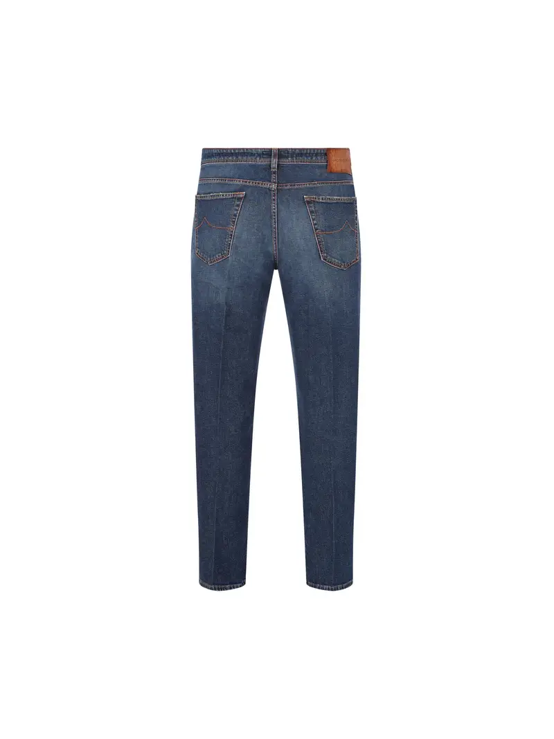 Jeans In Cotone BLU miniatura 2