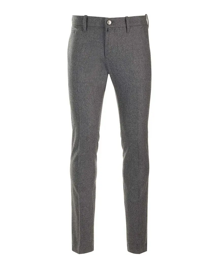 Pantaloni Bobby in forma slim Grigio