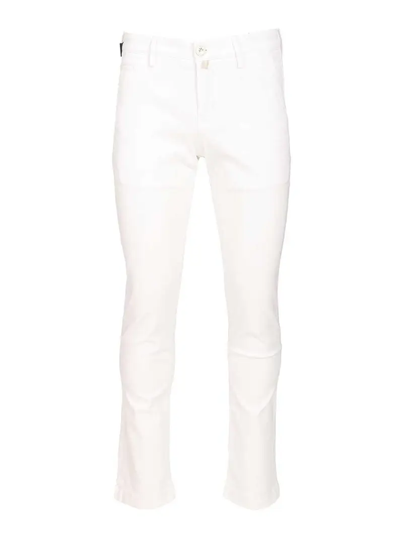 Pantaloni chino-fit slim Bianco