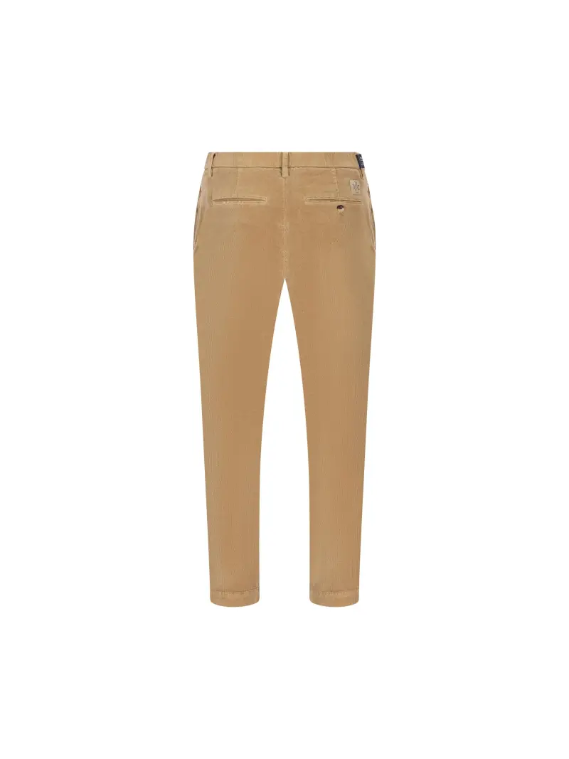 Pantaloni In Cotone BEIGE miniatura 2