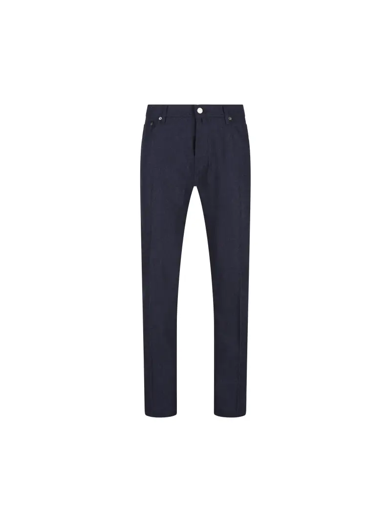 Pantaloni In Lana Vergine BLU