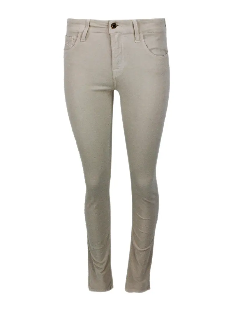 Pantaloni in velluto a coste Beige
