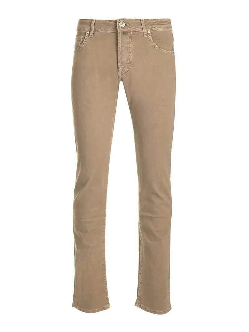 Pantaloni Nick Slim Beige