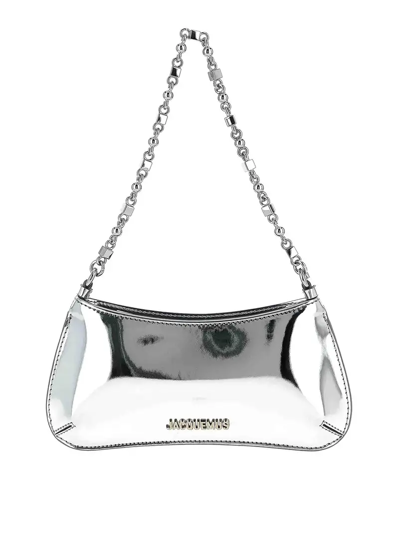 Borsa a tracolla Le Petit Bisou Chaine Argento