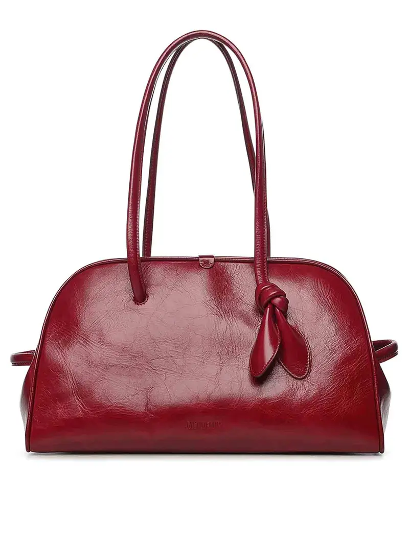 Borsa bowling in pelle Le Turismo Viola