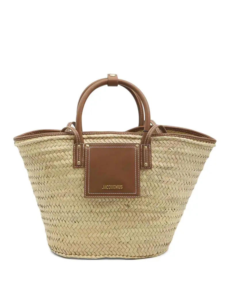 Borsa cestino in rafia Le Panier Soli Marrone