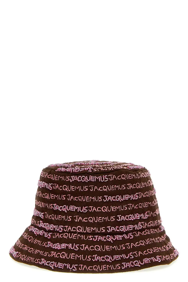 Bucket Hat Le Bob Bordado Marrone