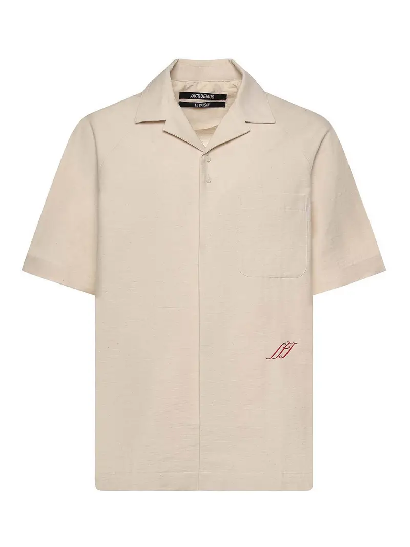 Camicia La Chemise Romarin in misto cotone Bianco