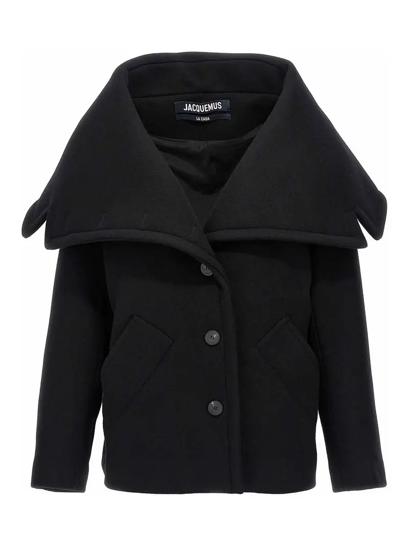 Cappotto Le Caban Caruso Nero