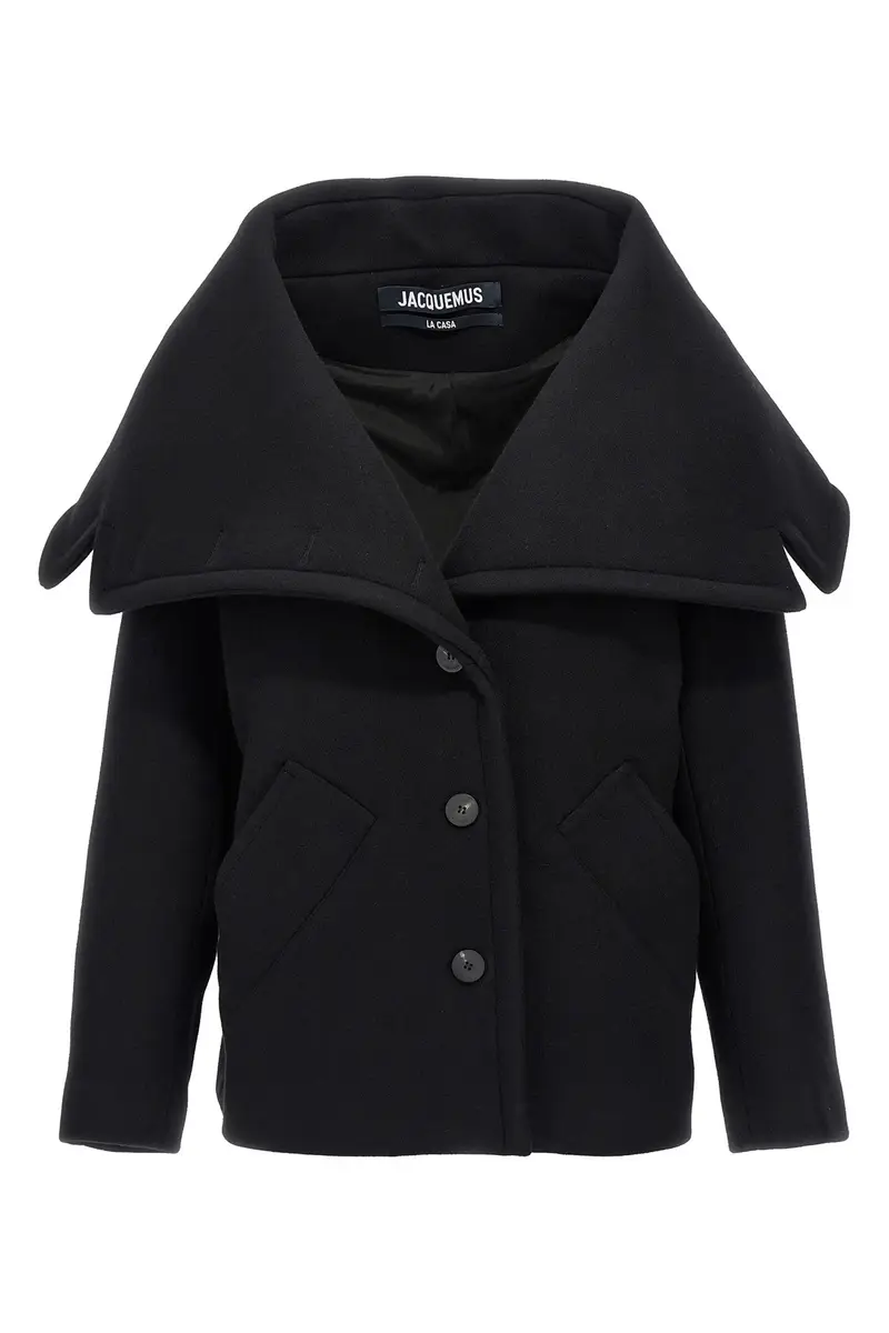 Cappotto Le Caban Caruso Nero