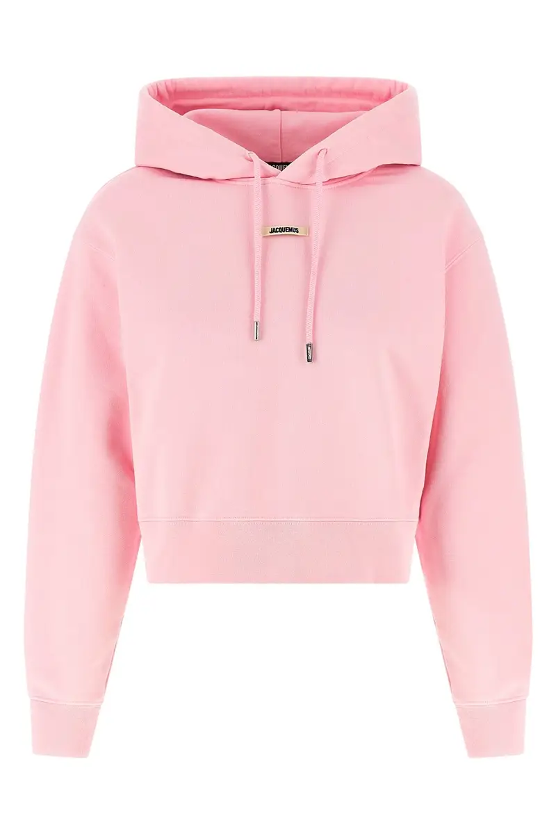 Felpa Con Cappuccio Le Hoodie Gros-Grain Rosa