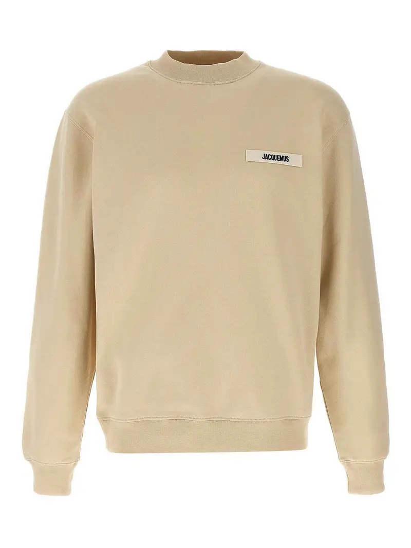 Felpa in gros grain Le Sweater Beige